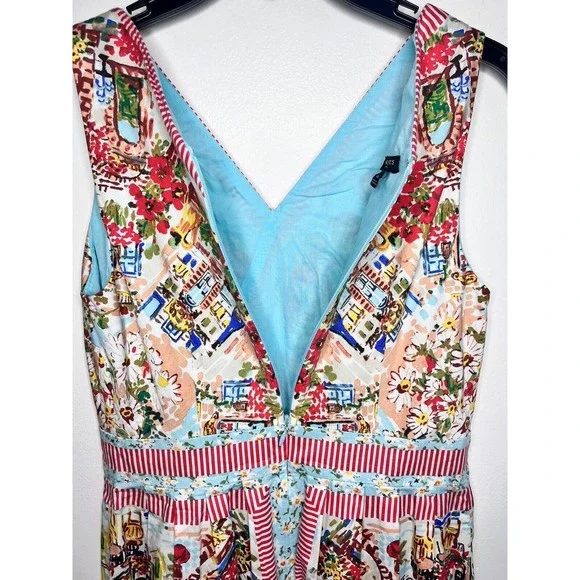 ✅SOLD TALBOTS  Fit & Flare Dress Size 4P - Picture 5 of 13